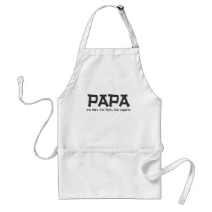 Avental Papá: o homem, o mito, os presentes da legenda