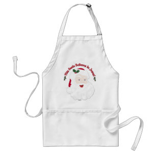 Avental Papai Noel Estilo Vintage Este Papai Noel Acredita