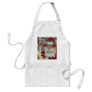 Avental Papai Noel Nome Personalizado Natal 20XX