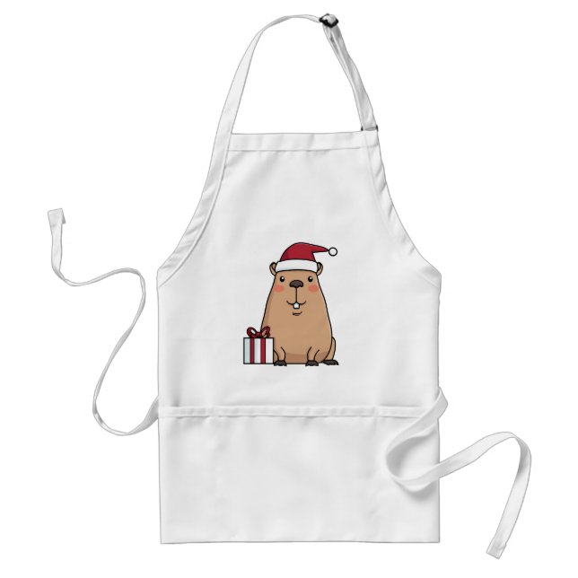 Avental Papais noeis Capybara Holiday (Frente)
