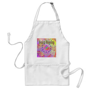 Avental Papais noeis Monica Lucky Ouro Apron