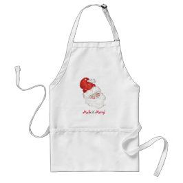 Avental Papais noeis Natal Apron
