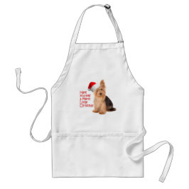 Avental Papais noeis Yorkie Apron