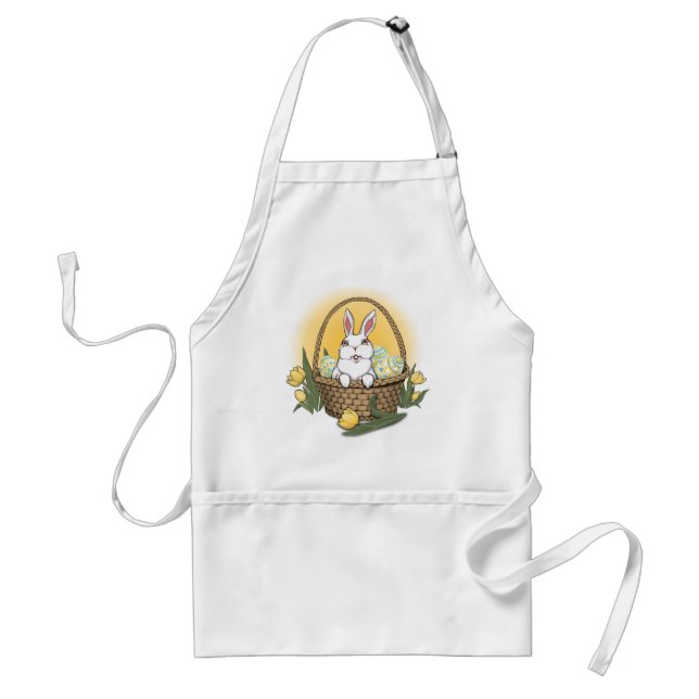 Avental Páscoa Coelhinho Apron Páscoas Festivas Aprons & P (Frente)
