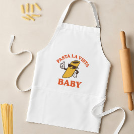 Avental Pasta La Vista Funny Apron | Pun De Cozinha Italia