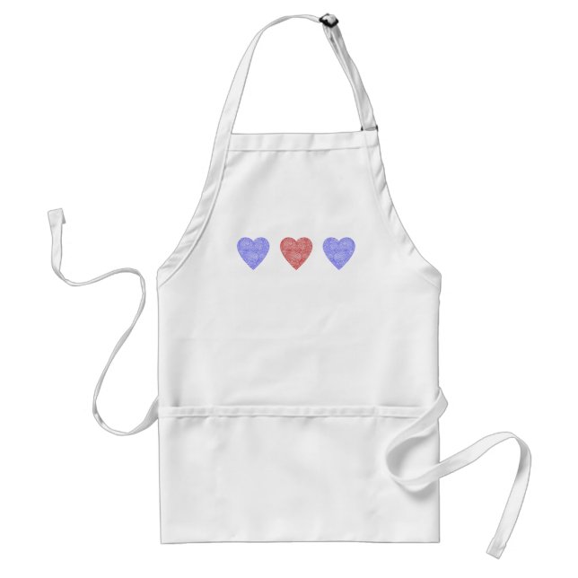Avental Patriot Hearts Apron (Frente)