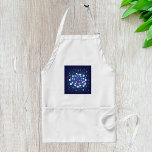 Avental Patriótico Starburst Red White e Blue EUA<br><div class="desc">Libere o seu espírito patriótico na cozinha com o nosso incrível avental com uma explosão de estrelas em cores americanas vibrantes! Este design atraente captura a essência da celebração com vermelho, branco e azul explodindo no céu, perfeito para qualquer evento patriótico ou simplesmente adicionar uma onda de orgulho nacional ao...</div>