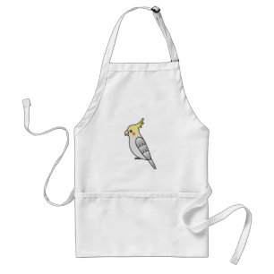 Avental Pearl Cartoon Cockatiel Parrot Bird