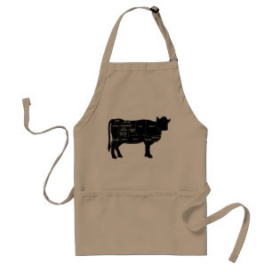 Avental Pedaços Engraçados de Carne de Vaca