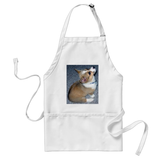 Avental Pequeno Corgi Cachorro (Frente)