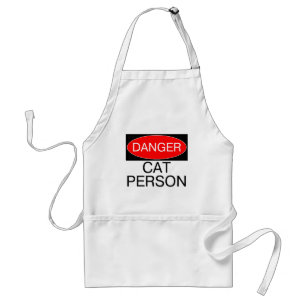 Avental Perigo - Camiseta Divertida para Gatos - Caneca -