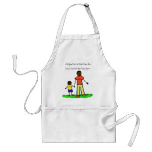 Avental Personagem da Família Pai e Filho - Apron de Arte