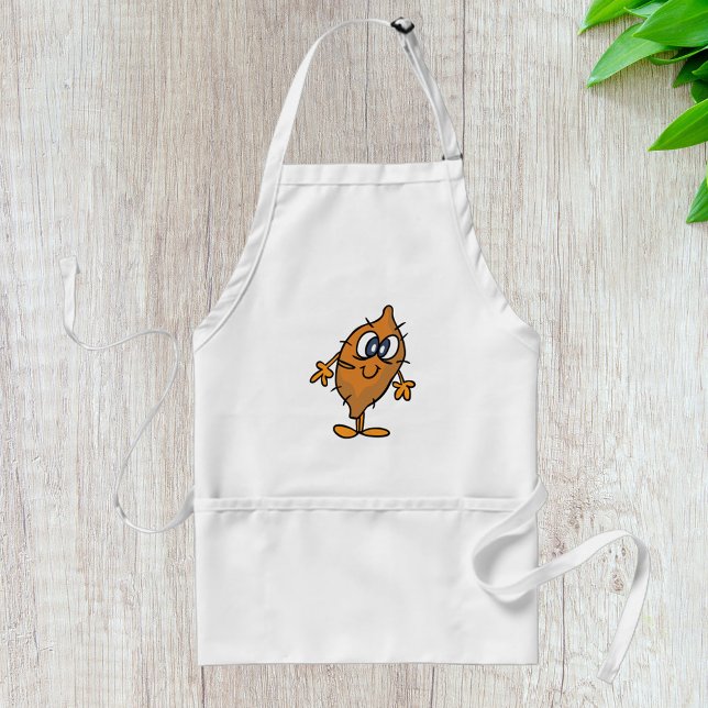 Avental Personagem de Batata Doce Yam Feliz Kawaii (Criador carregado)