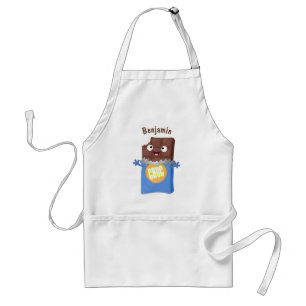 Avental Personagem de desenho animado bar doce de chocolat