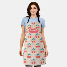 Avental Personalizado Floral para Cozinha, Coração