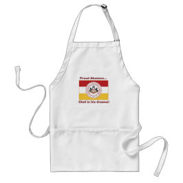 Avental * PERSONALIZADO - "Orud Alumnus" Apron w/PMC Flag