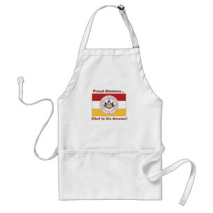 Avental * PERSONALIZADO - "Orud Alumnus" Apron w/PMC Flag
