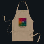 Avental Personalizável Adicione seu nome sobrenome Logotip<br><div class="desc">Personalizável Adicione Seu Nome Sobrenome Empresa Logotipo Modelo Khaki Kitchen Apron.</div>