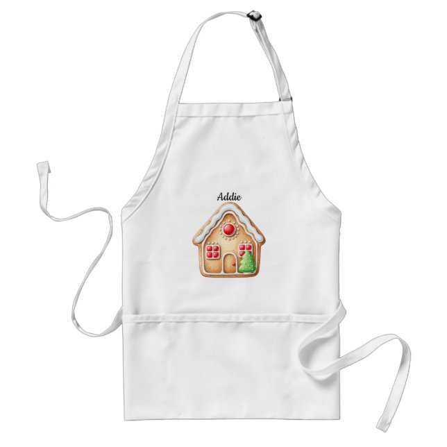 Avental Personalized Cute Gingerbread cookie Baking Lover (Frente)
