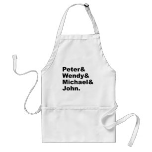Avental Peter Pan de J.M. Barrie   Peter Wendy Michael Joh