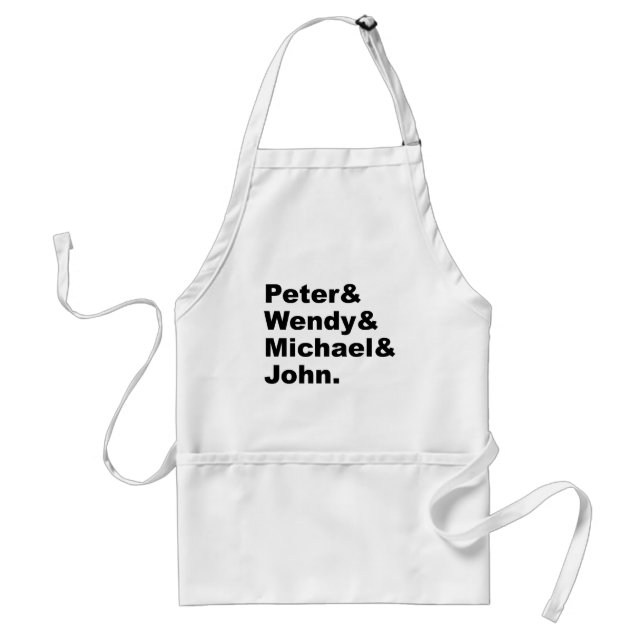 Avental Peter Pan de J.M. Barrie | Peter Wendy Michael Joh (Frente)