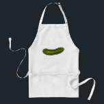 Avental Pickdie Verde-Grande Dill Crunchy<br><div class="desc">Apron apresenta uma ilustração original de um picles verde-estaladiço Kosher. Perfeito para o seu alimento favorito! Muitas ilustrações adicionais estão também disponíveis neste compro. Não vê o que está procurando? Precisa de ajuda para a personalização? Entre em contato com Rebecca para ter algo projetado para você!</div>