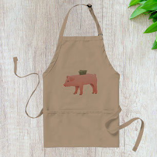 Avental Piggy Bank Apron Rosa