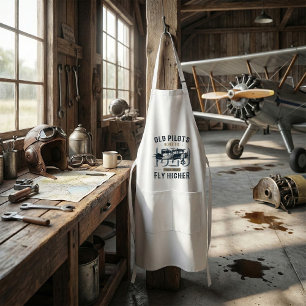 Avental Pilotos Antigos Nunca Morrem Citação de Voo de Bip