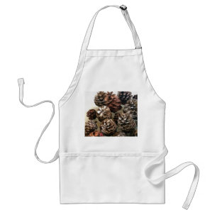 Avental Pine Cones Organic Enfeites de natal Art