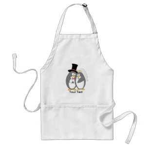 Avental Pinguin Love Personalizado Apron