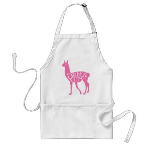 Avental Pink Drama Llama