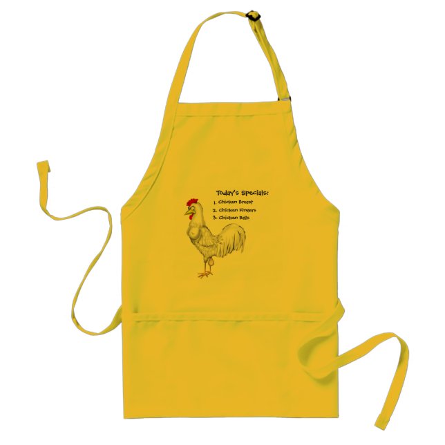 Avental pintinho, Specials de hoje: , Peito de frango, (Frente)