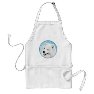 Avental Pintura Samoyed - Arte Cachorosa Original