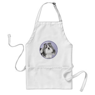 Avental Pintura Shih Tzu - Arte Cachorosa Original