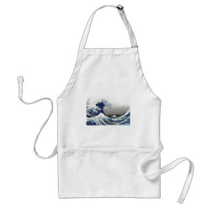 Avental PixDezines Vintage, Grande Onda, Hokusai 葛飾北斎の神奈川沖