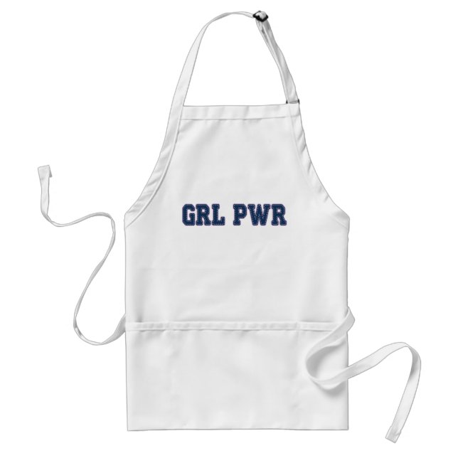 Avental Poder Feminino - GRL PWR (Frente)