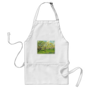 Avental Pomar em Flor cópia de Van Gogh