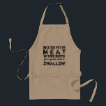 Avental Presente de CHURRASCO engraçado para o marido doar<br><div class="desc">Presente de CHURRASCO engraçado para o marido doar grill de diversão</div>