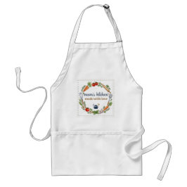 Avental Presente de Cozinha Com Amor para a Mamãe Vegetal 