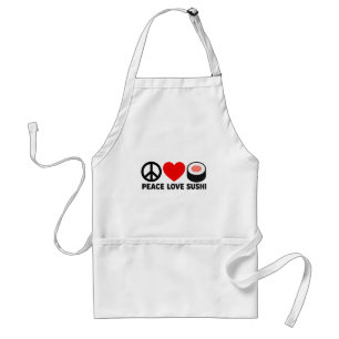Avental Presente de Design de Comida Japonesa Fofa Sushi P
