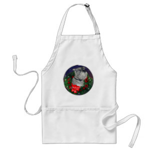 Avental Presentes de Natal Standard Schnauzer