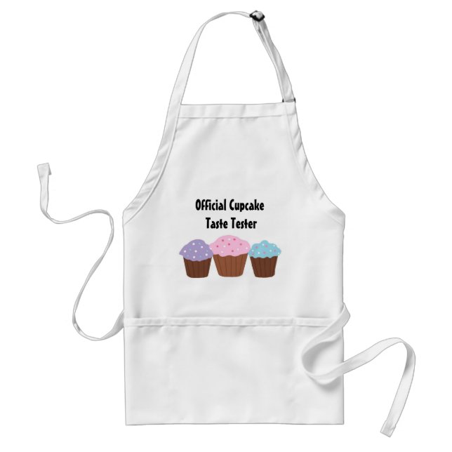 Avental Provador Oficial de Cupcake (Frente)