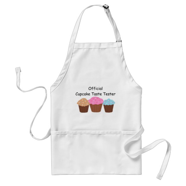 Avental Provador Oficial de Cupcake (Frente)