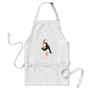 Avental Puffin com um Muffin