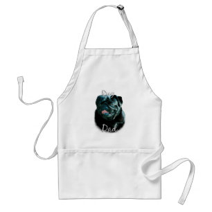 Avental Pug (preto) Pai 2