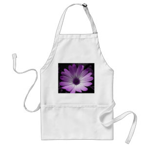 Avental Púrpura Daisy Flower Apron