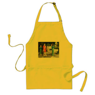 Avental Puxando Rostos Para Trás