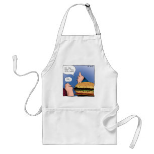 Avental Quer Fries Com Isso? Cartoon Apron