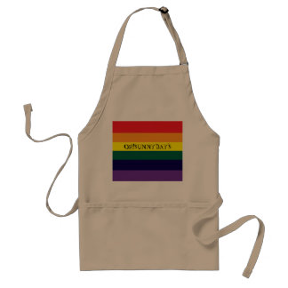 Avental rainbow color
