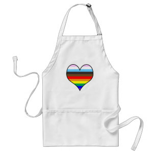 Avental Rainbow Heart
